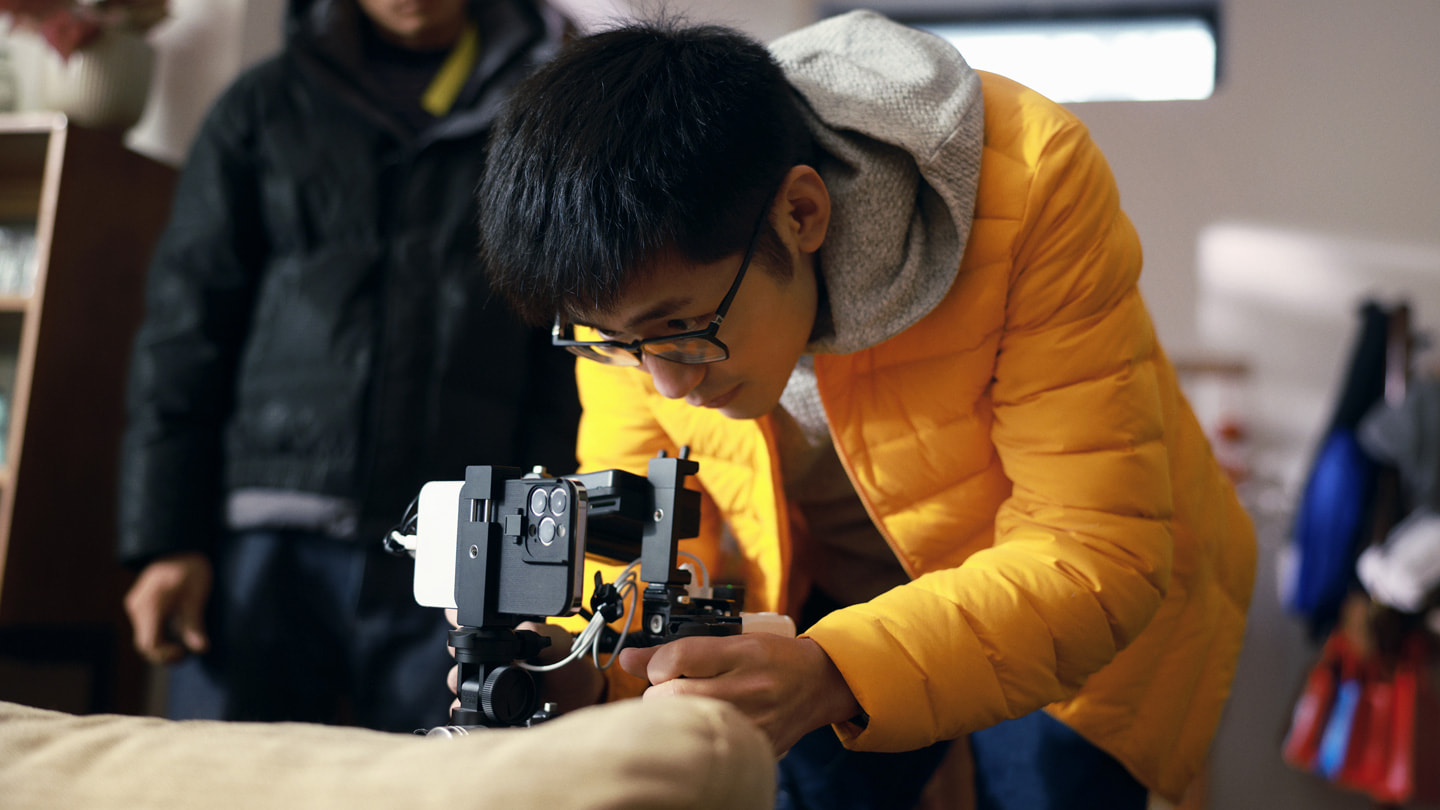 潘天鸿使用 iPhone 13 Pro Max 拍摄短片《寒假作业》。