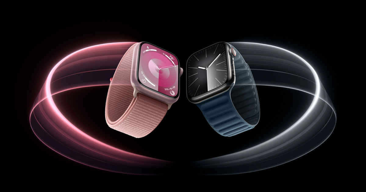 Apple 今日宣布推出实力升级的Apple Watch Series 9 - Apple (中国大陆)