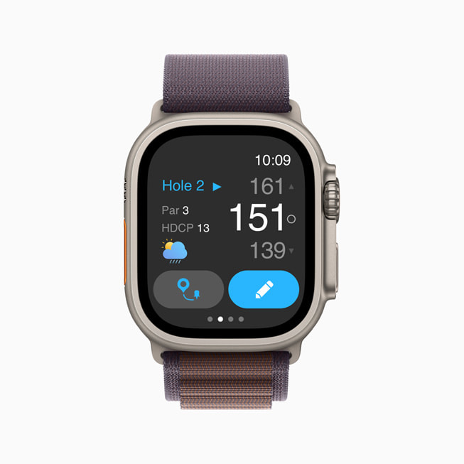 Apple Watch 版 18Birdies Golf GPS Tracker。