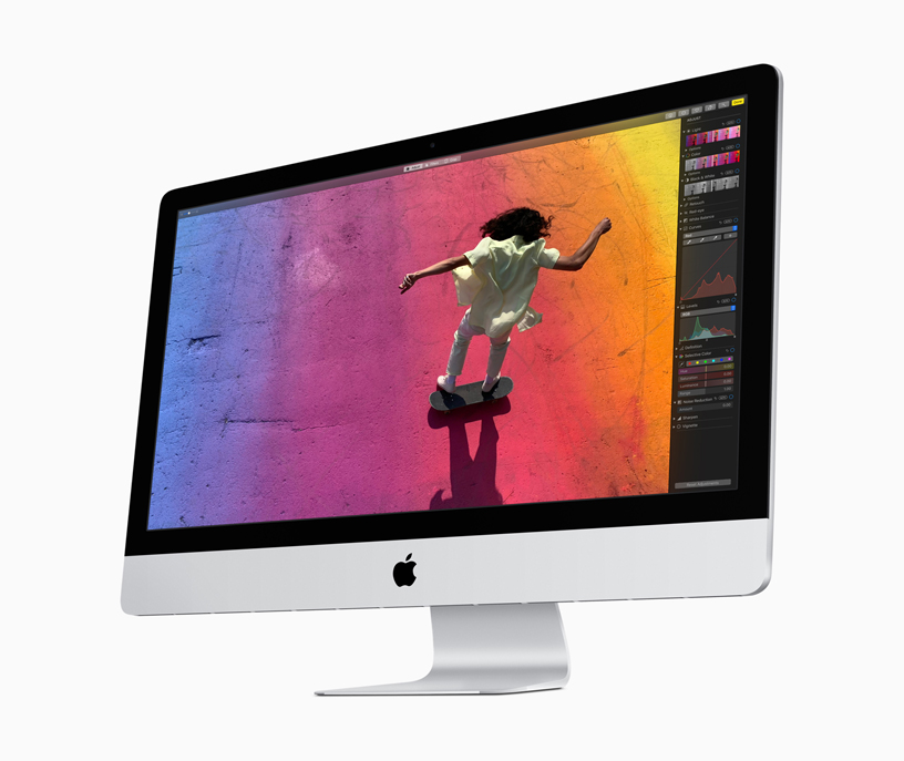 配备视网膜显示屏的 iMac。