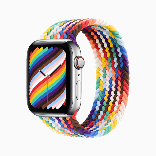 苹果手表彩虹表盘壁纸图片